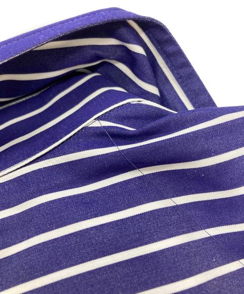 SOFTHYPHEN（ソフトハイフン）SOFTHYPHEN (ソフトハイフン) THOMAS MASON (トーマスメイソン) 半袖シャツ ネイビー×ホワイト サイズ:3の古着・服飾アイテム