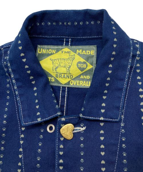 TCB jeans（ティーシービー ジーンズ）TCB jeans (ティーシービー ジーンズ) CarHartt (カーハート) Chore Coat Paw Stripe ネイビー サイズ:38の古着・服飾アイテム