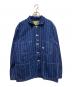 TCB jeans（ティーシービー ジーンズ）の古着「Chore Coat Paw Stripe」｜ネイビー