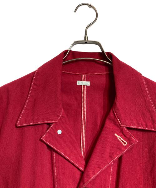 A.PRESSE（アプレッセ）A.PRESSE (アプレッセ) Coverall Jacket レッド サイズ:3の古着・服飾アイテム