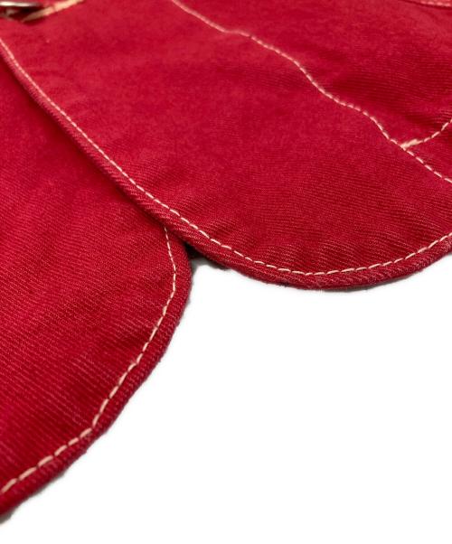 A.PRESSE（アプレッセ）A.PRESSE (アプレッセ) Coverall Jacket レッド サイズ:3の古着・服飾アイテム