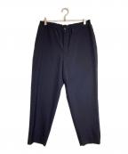 COMME des GARCONS HOMME DEUXコムデギャルソン オム ドゥ）の古着「ウールトロピカルイージーパンツ」｜ネイビー