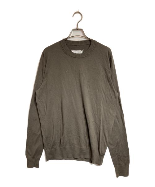 Maison Margiela（メゾンマルジェラ）Maison Margiela (メゾンマルジェラ) エルボーパッチニット ブラウン サイズ:1の古着・服飾アイテム