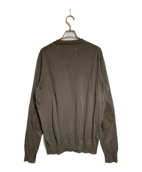 Maison Margiela（メゾンマルジェラ）Maison Margiela (メゾンマルジェラ) エルボーパッチニット ブラウン サイズ:1の古着・服飾アイテム