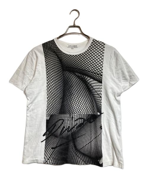 COMME des GARCONS（コムデギャルソン）COMME des GARCONS (コムデギャルソン) Daido Moriyama print Tee ホワイト サイズ:XLの古着・服飾アイテム
