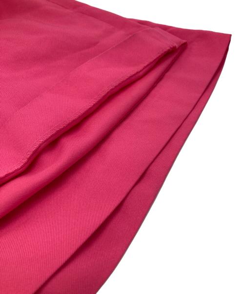 COMME des GARCONS HOMME PLUS（コムデギャルソンオムプリュス）COMME des GARCONS HOMME PLUS (コムデギャルソンオムプリュス) ポリエステル縮絨2タックワイドショーツ ピンク サイズ:Lの古着・服飾アイテム