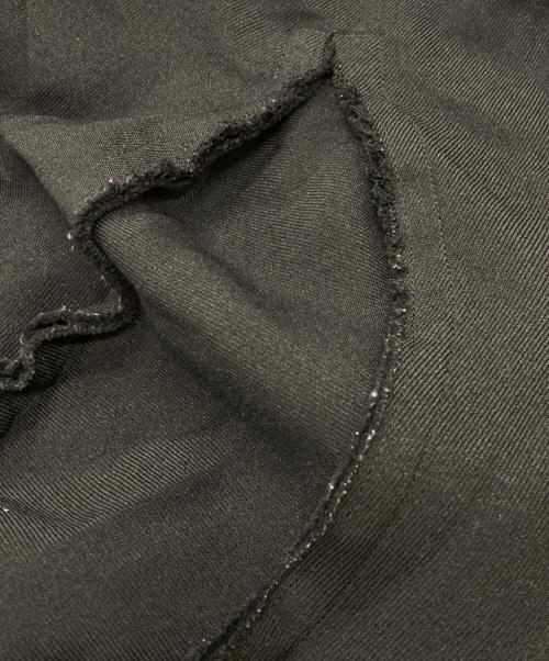 BLACK COMME des GARCONS（ブラックコムデギャルソン）BLACK COMME des GARCONS (ブラックコムデギャルソン) ポリ縮スラッシュ加工ジャケット ブラック サイズ:Lの古着・服飾アイテム