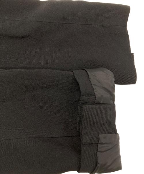 BLACK COMME des GARCONS（ブラックコムデギャルソン）BLACK COMME des GARCONS (ブラックコムデギャルソン) ポリ縮スラッシュ加工ジャケット ブラック サイズ:Lの古着・服飾アイテム
