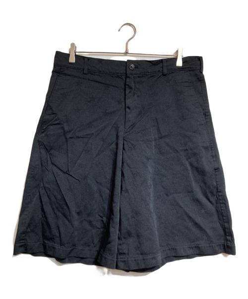 BLACK COMME des GARCONS（ブラックコムデギャルソン）BLACK COMME des GARCONS (ブラックコムデギャルソン) ポリ縮絨スタープリントショーツ ブラック サイズ:XLの古着・服飾アイテム
