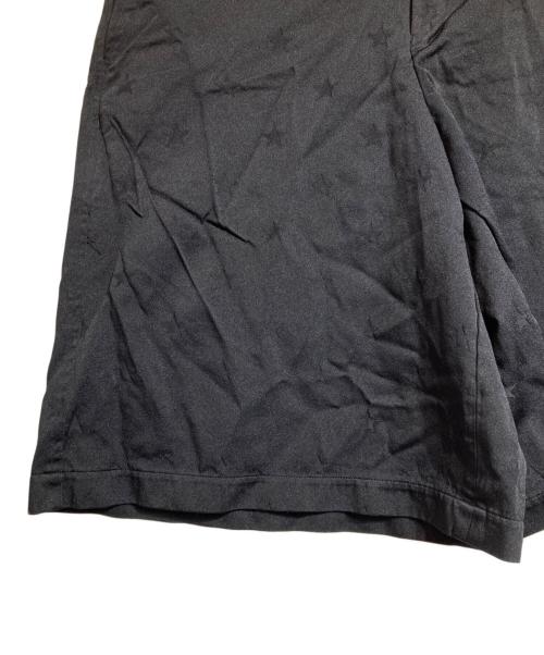 BLACK COMME des GARCONS（ブラックコムデギャルソン）BLACK COMME des GARCONS (ブラックコムデギャルソン) ポリ縮絨スタープリントショーツ ブラック サイズ:XLの古着・服飾アイテム