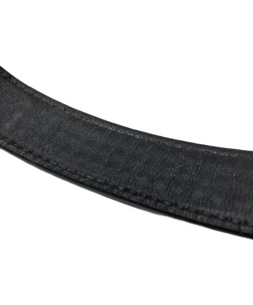 HERMES（エルメス）HERMES (エルメス) スタッズレザーブレスレット ブラック サイズ:不明の古着・服飾アイテム