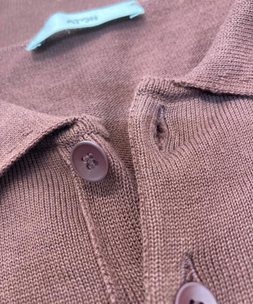 ATON（エイトン）ATON (エイトン) NATURAL DYED ORGANIC ブラウン サイズ:2の古着・服飾アイテム