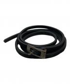 MARTIN MARGIELAマルタン・マルジェラ）の古着「レザーベルト」｜ブラック