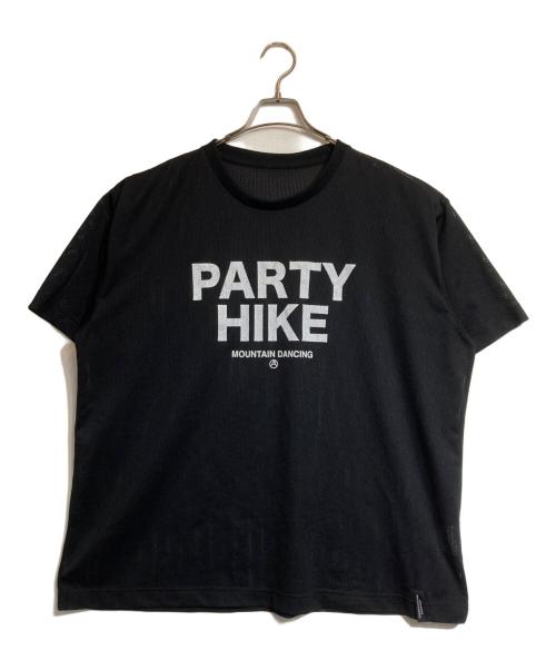 MOUNTAIN RESEARCH（マウンテンリサーチ）MOUNTAIN RESEARCH (マウンテンリサーチ) Party Hike Mesh Tee ブラック サイズ:XLの古着・服飾アイテム