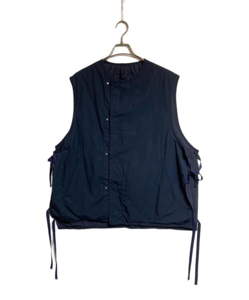 Pilgrim Surf+Supply（ピルグリム サーフサプライ）PILGRIM SURF+SUPPLY (ピルグリム サーフサプライ) リバーシブルベスト ネイビー サイズ:Lの古着・服飾アイテム