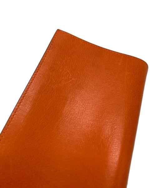 HERMES（エルメス）HERMES (エルメス) 手帳カバー オレンジの古着・服飾アイテム