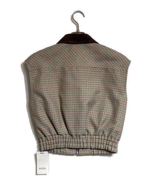 Snidel（スナイデル）Snidel (スナイデル) バリエジレブルゾン ブラウン サイズ:Fの古着・服飾アイテム