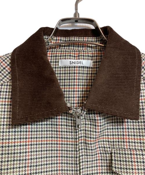 Snidel（スナイデル）Snidel (スナイデル) バリエジレブルゾン ブラウン サイズ:Fの古着・服飾アイテム