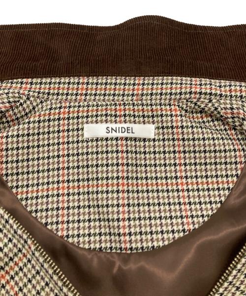 Snidel（スナイデル）Snidel (スナイデル) バリエジレブルゾン ブラウン サイズ:Fの古着・服飾アイテム