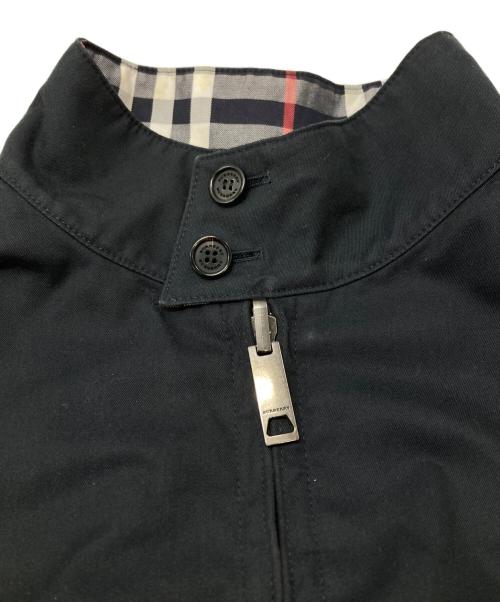 BURBERRY（バーバリー）BURBERRY (バーバリー) Gosha Rubchinskiy (ゴーシャラブチンスキー) Reversible Check Harrington Jacket ブラック サイズ:44の古着・服飾アイテム