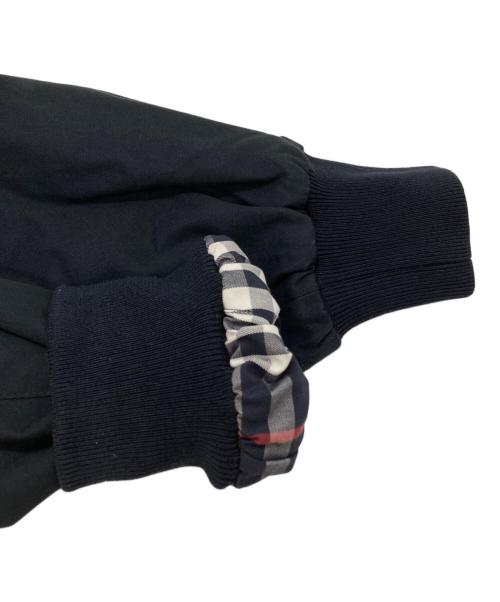 BURBERRY（バーバリー）BURBERRY (バーバリー) Gosha Rubchinskiy (ゴーシャラブチンスキー) Reversible Check Harrington Jacket ブラック サイズ:44の古着・服飾アイテム