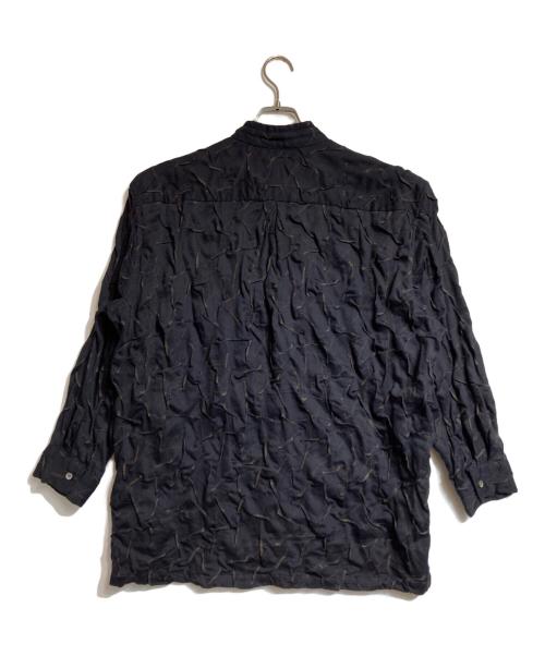 HaaT（ハート）HaaT (ハート) タンダムタックスタンドカラーシャツ ネイビー サイズ:2の古着・服飾アイテム