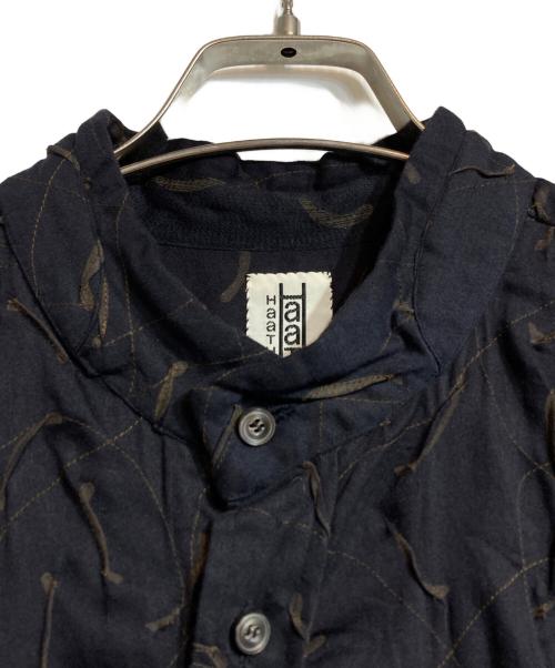 HaaT（ハート）HaaT (ハート) タンダムタックスタンドカラーシャツ ネイビー サイズ:2の古着・服飾アイテム