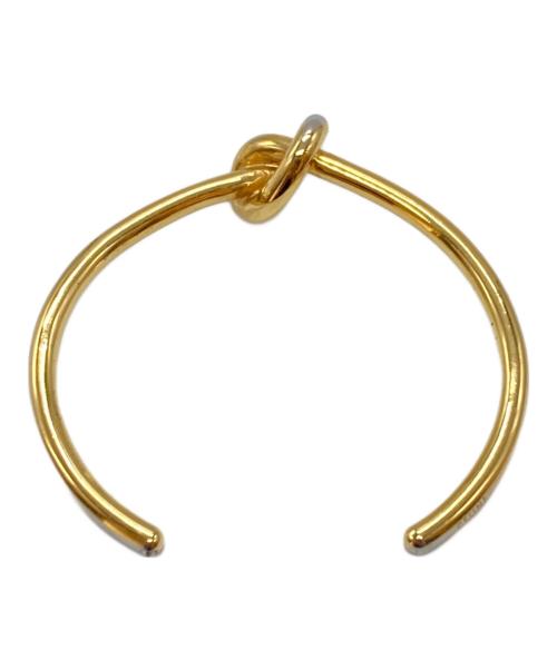 CELINE（セリーヌ）CELINE (セリーヌ) ノットバングル ゴールド サイズ:不明の古着・服飾アイテム