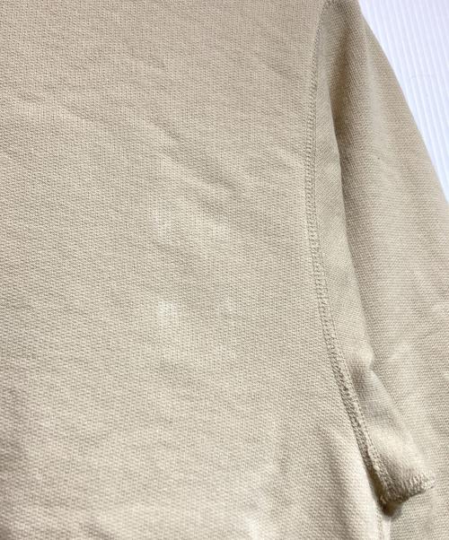 AURALEE（オーラリー）AURALEE (オーラリー) SUPER SOFT SWEAT BIG HALF ZIP P ベージュの古着・服飾アイテム