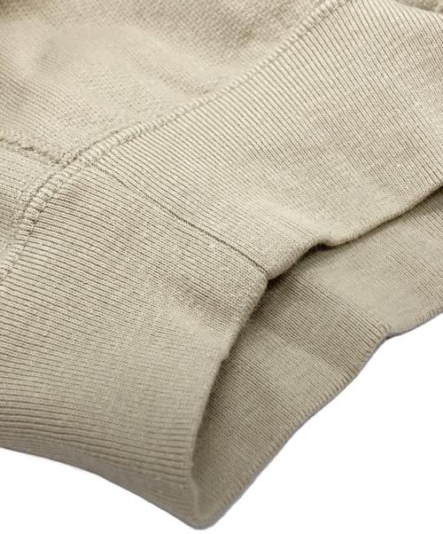 AURALEE（オーラリー）AURALEE (オーラリー) SUPER SOFT SWEAT BIG HALF ZIP P ベージュの古着・服飾アイテム