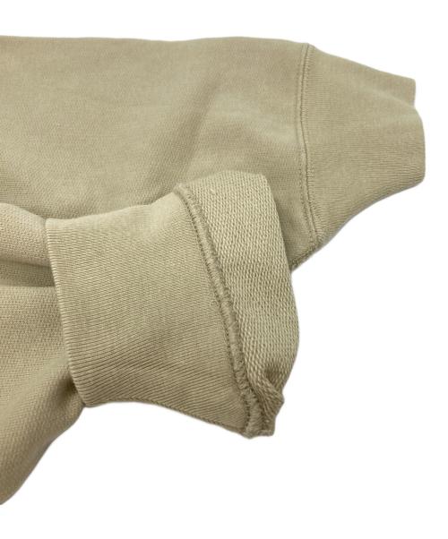 AURALEE（オーラリー）AURALEE (オーラリー) SUPER SOFT SWEAT BIG HALF ZIP P ベージュの古着・服飾アイテム