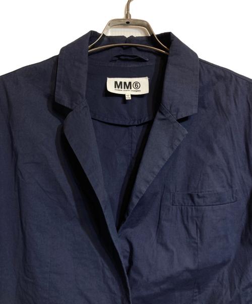 MM6 Maison Margiela（エムエムシックスメゾンマルジェラ）MM6 Maison Margiela (エムエムシックスメゾンマルジェラ) テーラードジャケット ネイビー サイズ:38の古着・服飾アイテム