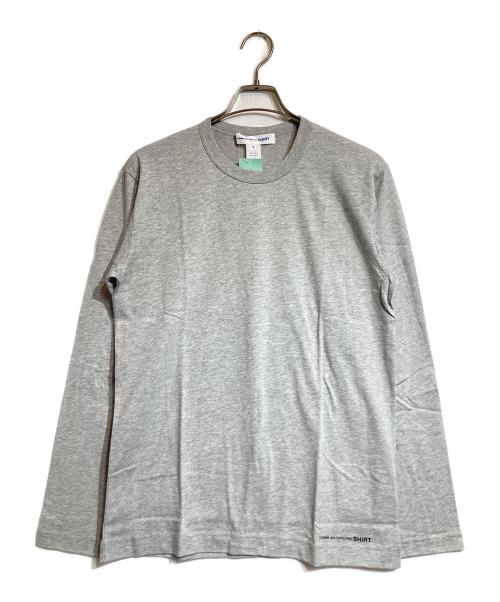 COMME des GARCONS SHIRT（コムデギャルソンシャツ）COMME des GARCONS SHIRT (コムデギャルソンシャツ) 長袖Tシャツ グレー サイズ:Mの古着・服飾アイテム