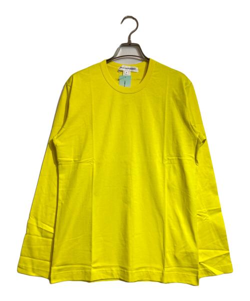 COMME des GARCONS SHIRT（コムデギャルソンシャツ）COMME des GARCONS SHIRT (コムデギャルソンシャツ) 長袖Tシャツ イエロー サイズ:Mの古着・服飾アイテム