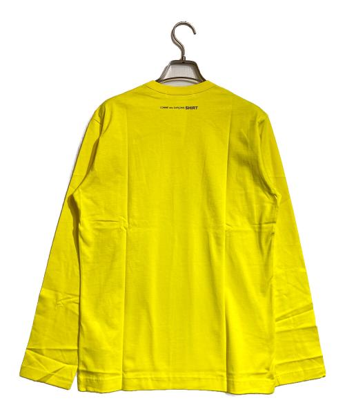 COMME des GARCONS SHIRT（コムデギャルソンシャツ）COMME des GARCONS SHIRT (コムデギャルソンシャツ) 長袖Tシャツ イエロー サイズ:Mの古着・服飾アイテム