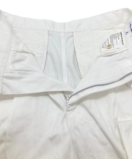 COMME des GARCONS SHIRT（コムデギャルソンシャツ）COMME des GARCONS SHIRT (コムデギャルソンシャツ) コットンツイルショートパンツ ホワイト サイズ:Mの古着・服飾アイテム