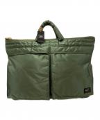 PORTERポーター）の古着「TANKER  SHORT HELMETBAG(L)」｜グリーン