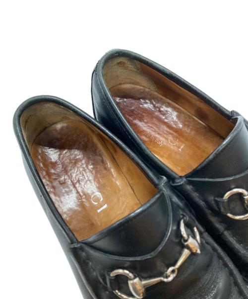 GUCCI（グッチ）GUCCI (グッチ) ホースビットローファー ブラック サイズ:39の古着・服飾アイテム