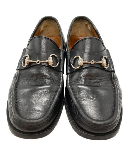 GUCCI（グッチ）GUCCI (グッチ) ホースビットローファー ブラック サイズ:39の古着・服飾アイテム