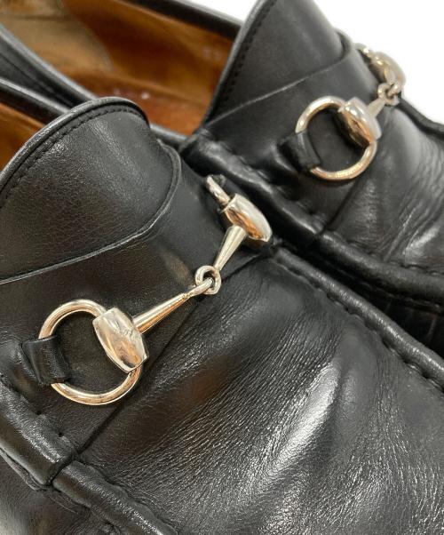 GUCCI（グッチ）GUCCI (グッチ) ホースビットローファー ブラック サイズ:39の古着・服飾アイテム