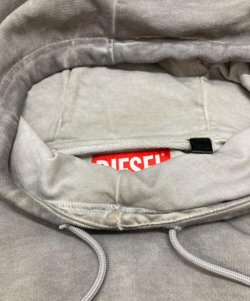 DIESEL（ディーゼル）DIESEL (ディーゼル) A-COLD-WALL (ア・コールド・ウォール) ガーメントダイフーディー グレー サイズ:Mの古着・服飾アイテム
