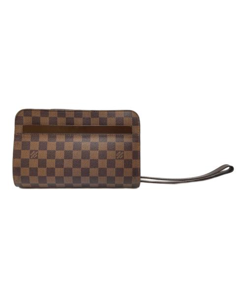 LOUIS VUITTON（ルイ ヴィトン）LOUIS VUITTON (ルイ ヴィトン) クラッチバッグ ブラウンの古着・服飾アイテム