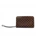 LOUIS VUITTON (ルイ ヴィトン) クラッチバッグ ブラウン：30000円