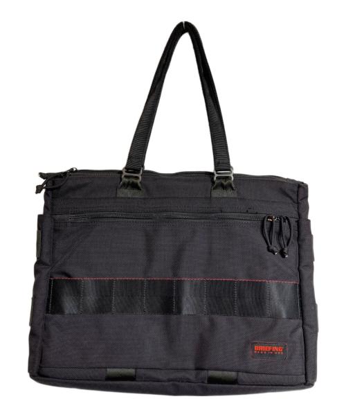 BRIEFING（ブリーフィング）BRIEFING (ブリーフィング) ワイドプロテクショントートバッグ ブラックの古着・服飾アイテム