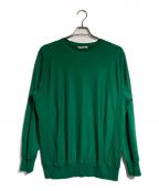 AURALEEオーラリー）の古着「ELASTIC HIGH GAUGE SWEAT」｜グリーン