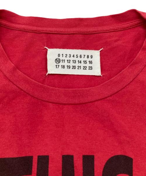MARTIN MARGIELA（マルタン・マルジェラ）MARTIN MARGIELA (マルタン・マルジェラ) THIS IS MYSUIT Tee レッド サイズ:48の古着・服飾アイテム