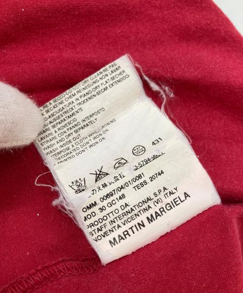 MARTIN MARGIELA（マルタン・マルジェラ）MARTIN MARGIELA (マルタン・マルジェラ) THIS IS MYSUIT Tee レッド サイズ:48の古着・服飾アイテム