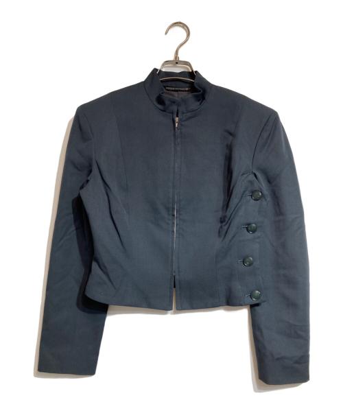 YOHJI YAMAMOTO（ヨウジヤマモト）YOHJI YAMAMOTO (ヨウジヤマモト) ジップアップジャケット グリーン サイズ:Sの古着・服飾アイテム