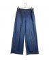 DRIES VAN NOTEN（ドリスヴァンノッテン）の古着「ライトウェイトバギーデニム」｜インディゴ