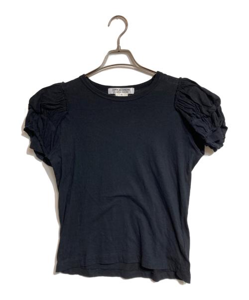 COMME des GARCONS COMME des GARCONS（コムデギャルソン コムデギャルソン）COMME des GARCONS COMME des GARCONS (コムデギャルソン コムデギャルソン) フリルスリーブカットソー ブラック サイズ:Sの古着・服飾アイテム
